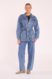 Tate Denim Jacket - Deep Blue