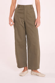 Charlie Barrel Pant - Khaki