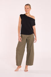 Hartley Off Shoulder Top - Black