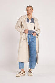 Theo Longline Trench - Stone