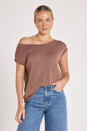 Indi Knitted Top - Cocoa