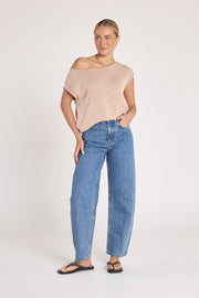 PRE-ORDER Lola Barrel Jean - Deep Blue
