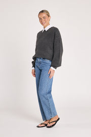 Maddie Knit - Charcoal
