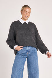 Maddie Knit - Charcoal