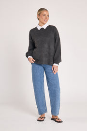 Maddie Knit - Charcoal