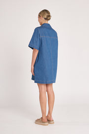Arlo Shirt Dress - Heritage Blue