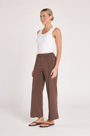 Noah Cropped Pant - Chocolate
