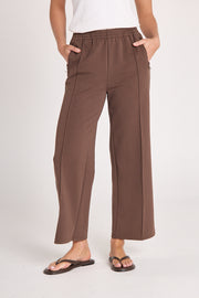 Noah Cropped Pant - Chocolate