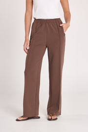 Noah Wide Pant - Chocolate