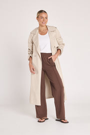 Theo Longline Trench - Stone
