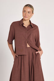 Xander Shirt - Chocolate