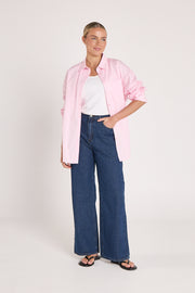 Cassie Wide Leg Jean - Indigo Blue