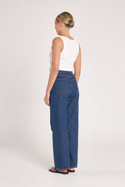 Cassie Wide Leg Jean - Indigo Blue