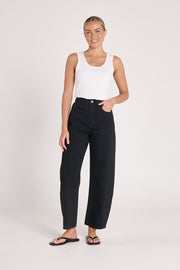 PRE-ORDER Lola Barrel Jean - Black