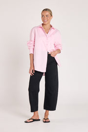 PRE-ORDER Lola Cropped Barrel Jean - Black