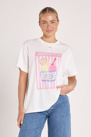 Gelato Graphic Tee - White