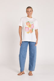 Pomegranate Graphic Tee - White