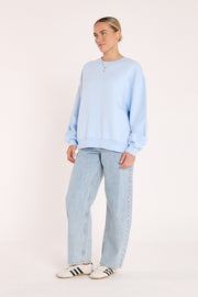 Core Logo Crew - Powder Blue