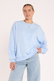 Core Logo Crew - Powder Blue