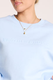 Core Logo Crew - Powder Blue