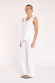 PRE-ORDER Vienna Vest - White