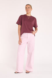 Carter Tee - Plum