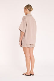 Arlo Denim Shirt - Mocha