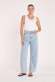 Lola Barrel Jean - Summer Blue