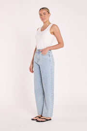 Lola Barrel Jean - Summer Blue