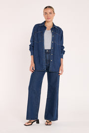 Violet Shirt - Indigo