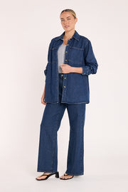 Violet Shirt - Indigo