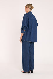 Violet Shirt - Indigo