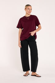 Carter Tee - Burgundy
