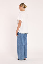 Blossom Graphic Tee - White