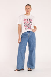 Blossom Graphic Tee - White