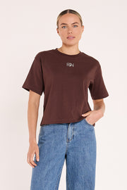 F&N Signature Tee - Chocolate