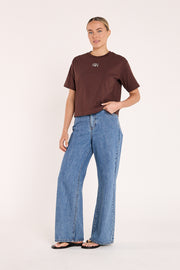 F&N Signature Tee - Chocolate