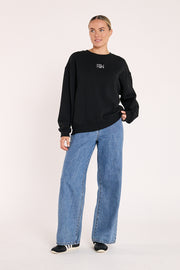 Signature Logo Crew - Black