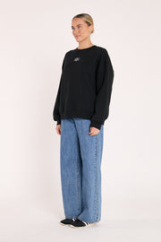 Signature Logo Crew - Black