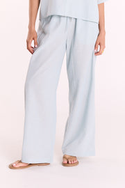 Georgia Pant - Airy Blue Pinstripe