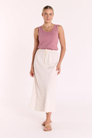 Harper Skirt - Pink Spot