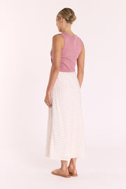 Harper Skirt - Pink Spot
