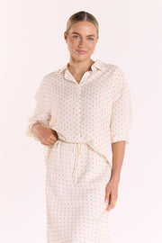 Harper Shirt - Pink Spot
