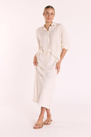 Harper Skirt - Pink Spot