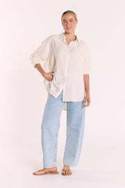 Harper Shirt - Pink Spot