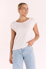 Indi Knitted Top - White