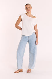 Indi Knitted Top - White