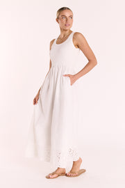 PRE-ORDER Bianca Dress - White