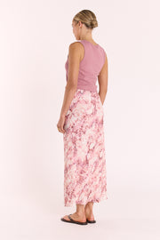 Elisha Skirt - Pink Snakeskin