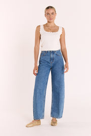 Delilah Tank - White